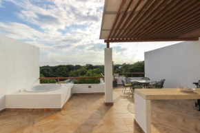Chic Modern Penthouse Fantastic Private Rooftop Wet Bar Jacuzzi and BBQ Facilities